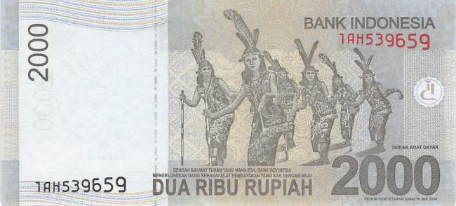 Indonesien 2000 Rupiah 2009 p148a
